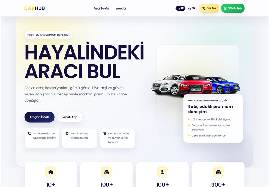Oto Galeri Web Demo