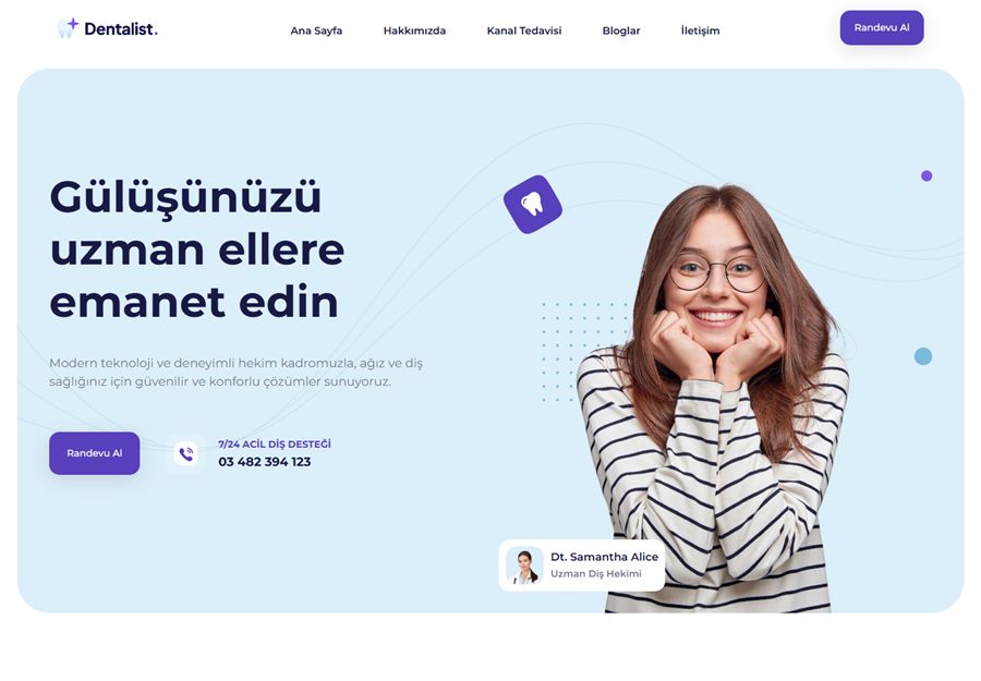 Diş Kliniği Web Demo