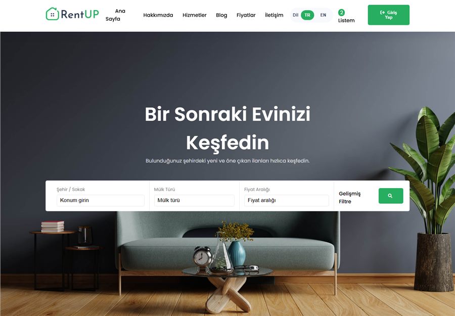 Emlak Web Demo